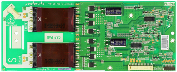 LG 6632L-0564A (PPW-CC47NS-S) Slave Backlight Inverter
