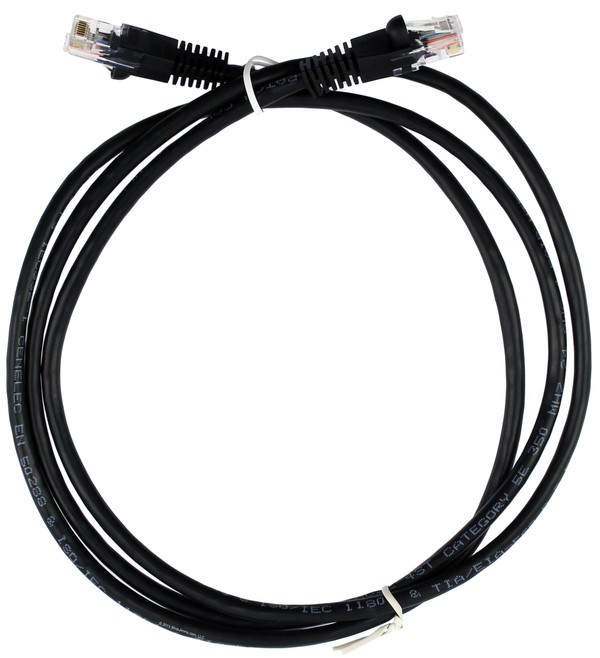 Quiktron 570-135-005 5ft Value Series Cat5E Booted Patch Cord - Black