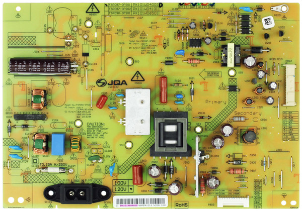 Toshiba 75037667 (PK101W0400I) Power Supply for 40L3400U