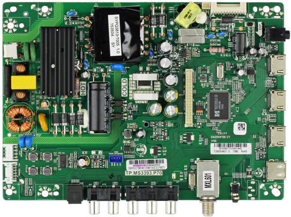 Insignia 55.38S01.1E1 Main Board for NS-39D220NA16 (Rev. A)