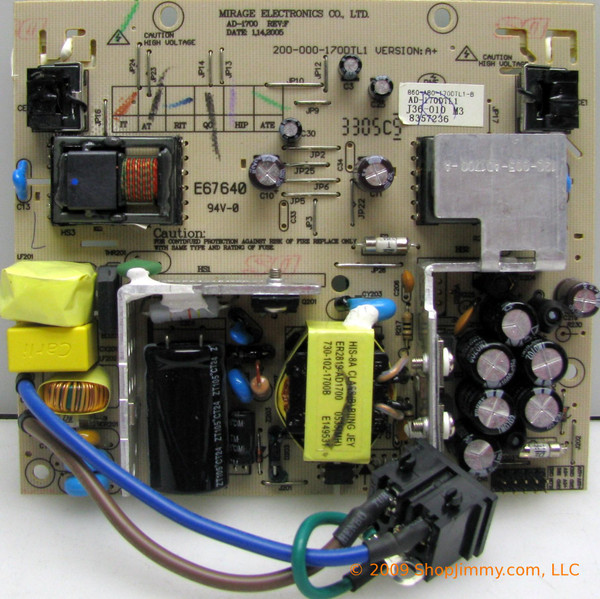 860-AB0-170DTL1-B (200-000-170DTL1) Power Supply Unit Board