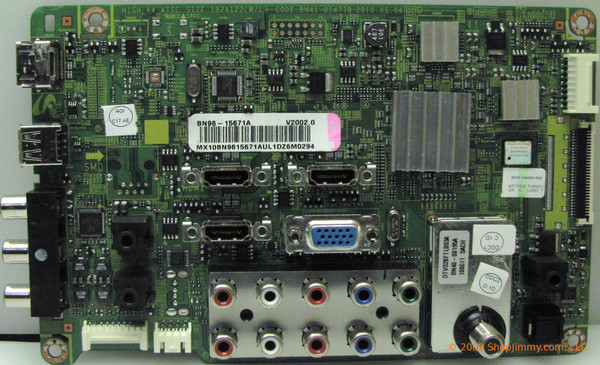 Samsung BN96-15671A Main Board for LN32C540F2DXZA