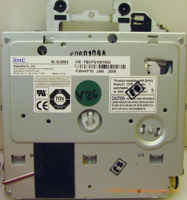 Toshiba RL-SL2003 DVD Player Assy