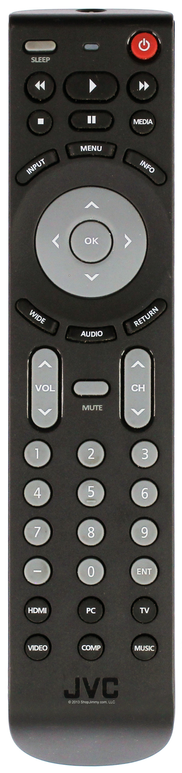 JVC 098003060012 Remote Control