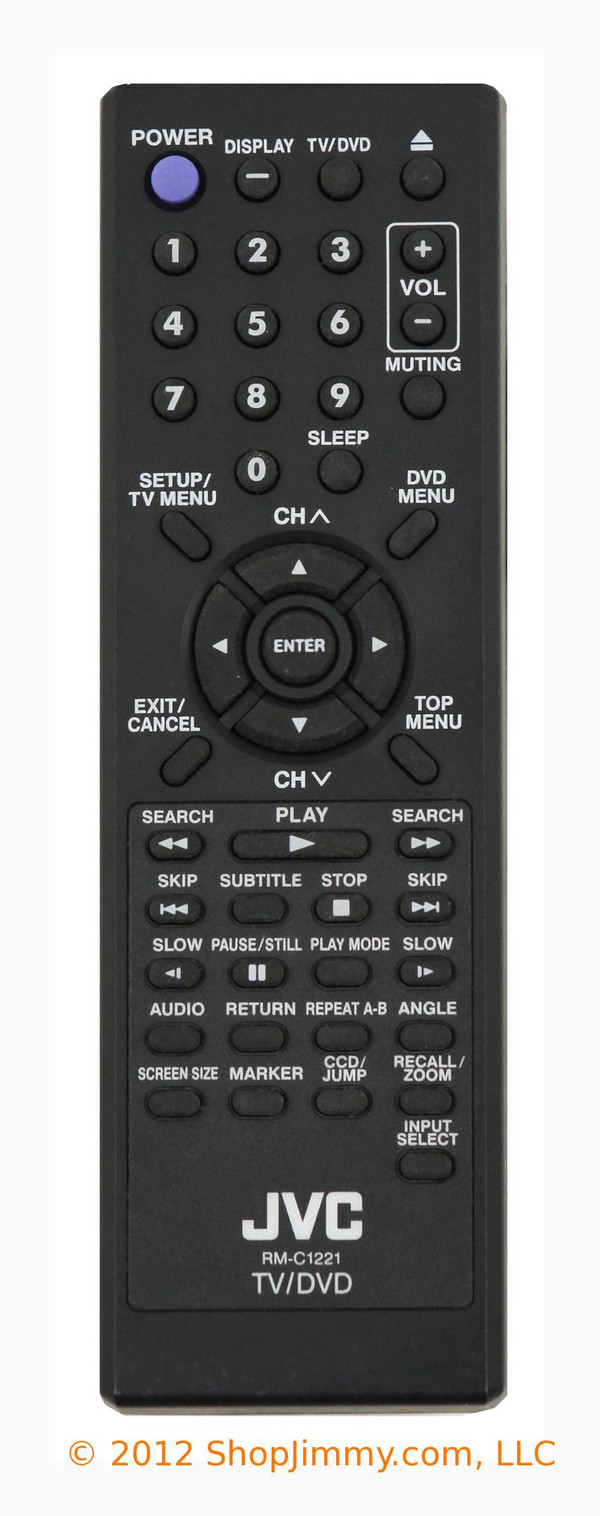 JVC RM-C1221 Remote Control