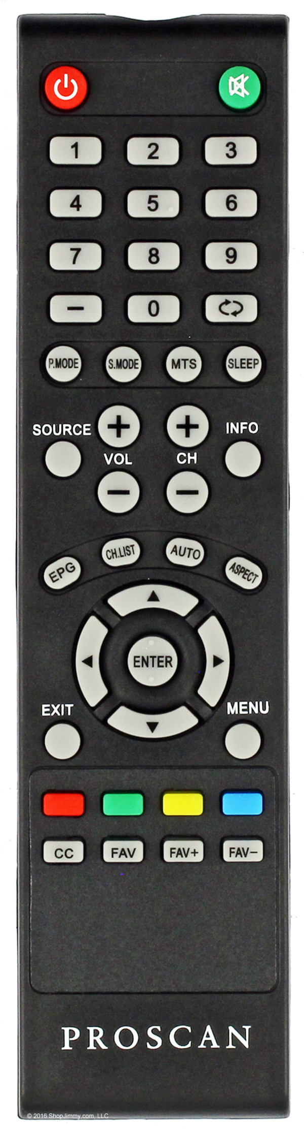 Proscan PLDED3996A-E Remote Control - Open Bag