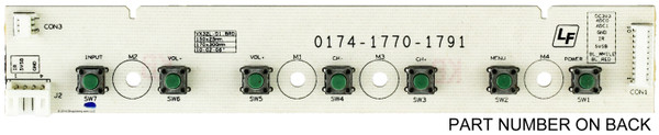 Vizio 3632-0012-0156 (0174-1770-1791) Key Controller