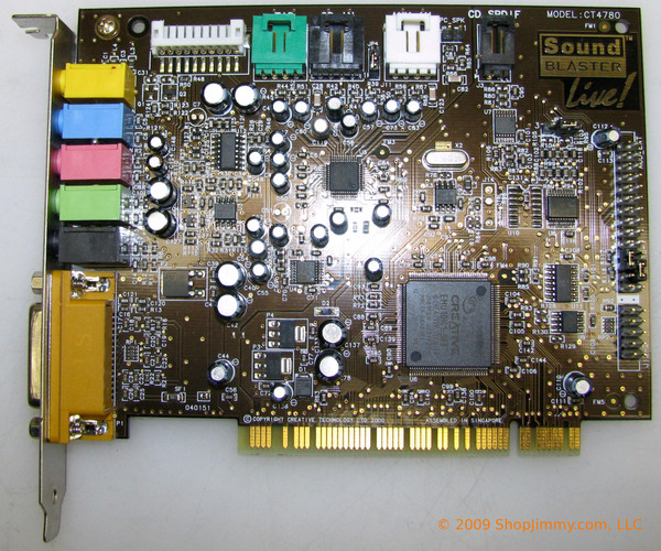 Creative Labs CT4780 Sound Blaster Live PCI Sound Card