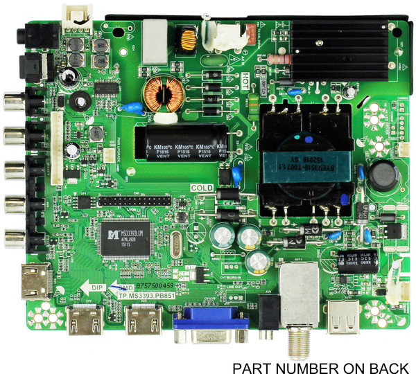 Westinghouse 34013805 Main Board / PSU for DWM40F3G1 Version TW-78851-S040V only