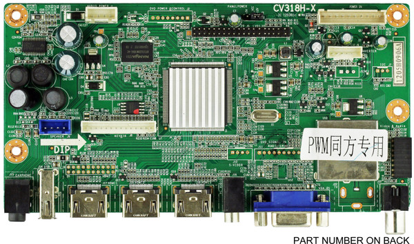 Westinghouse 1205H0906A (CV318H-X) Main Board for CW40T8GW Version 1 (SEE NOTE)