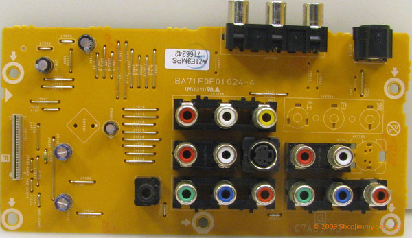 Sylvania A71F9MPS-4 (A71F9MPS, BA71F0F01024-4) AV Board