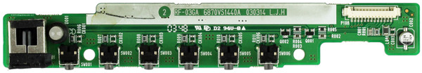 Zenith 6870VS1440A (RF-03GA) Key Control Led IR