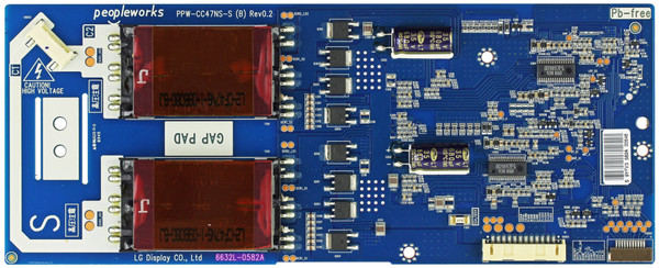 LG 6632L-0582A (PPW-CC47NS-S) Backlight Inverter Slave