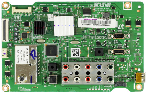 Samsung BN96-19472A Main Board for PN51D440A5DXZA
