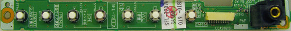 JVC SFL-7207A-M2 (SFL-7207A, LCA90616, LCB90616) Key Control Board
