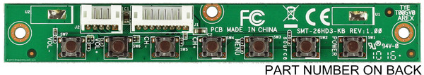 Westinghouse 60.EB1DK.11A (SMT-26HD3-KB) Key Controller Board