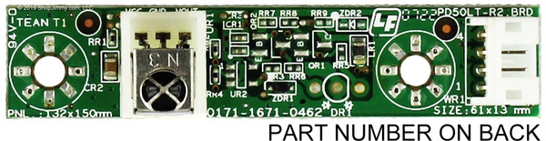 Vizio 3652-0012-0189 (0171-1671-0462) IR Remote Control Sensor