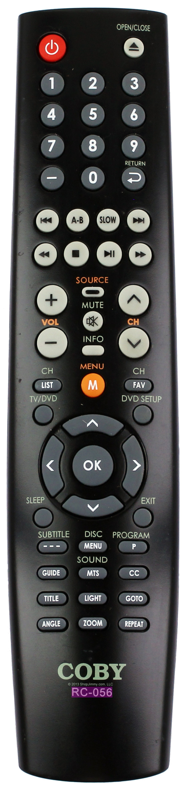 Coby RC-056 Remote Control