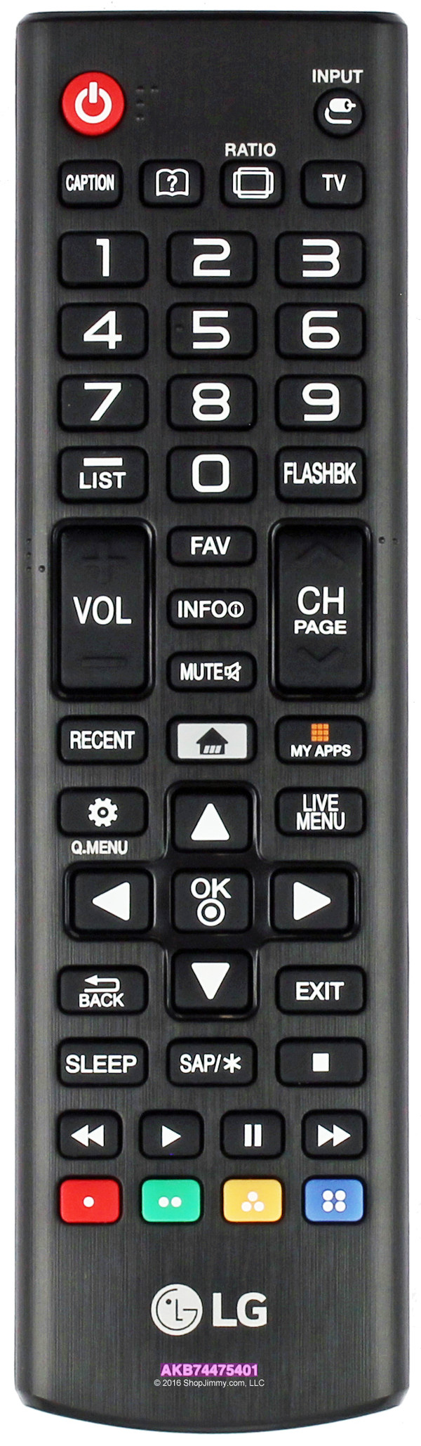 LG AKB74475401 Remote Control-Open Bag