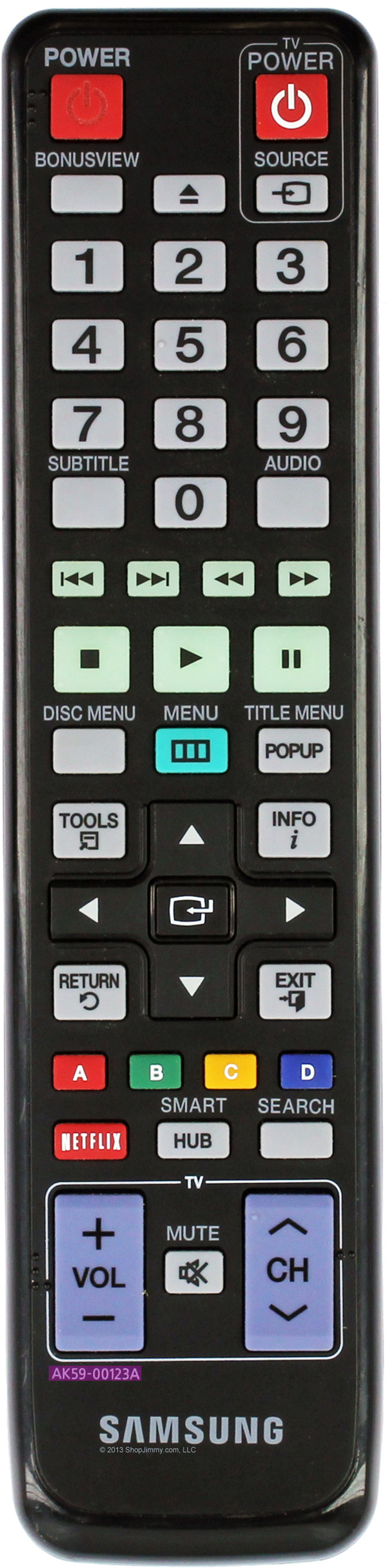 Samsung AK59-00123A Remote Control