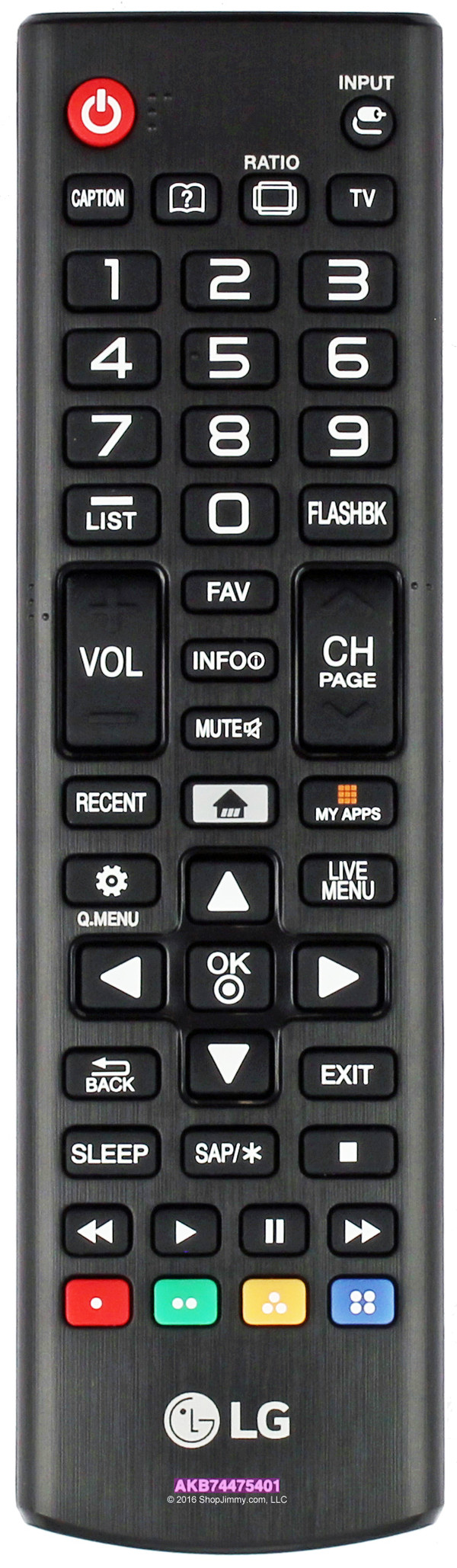 LG AKB74475401 Remote Control-New