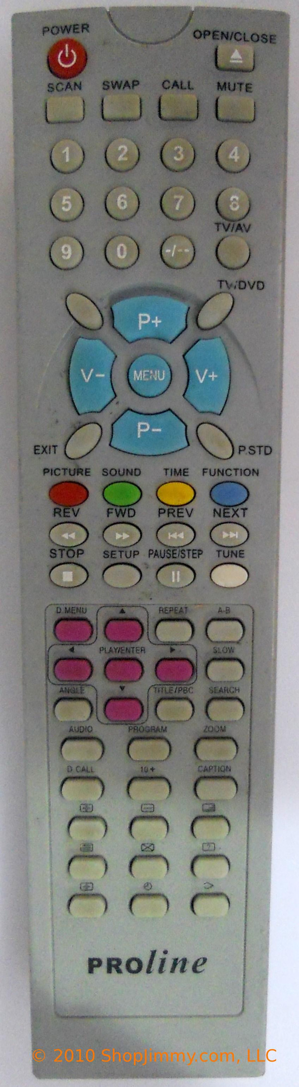 Proline VC511007 Remote Control