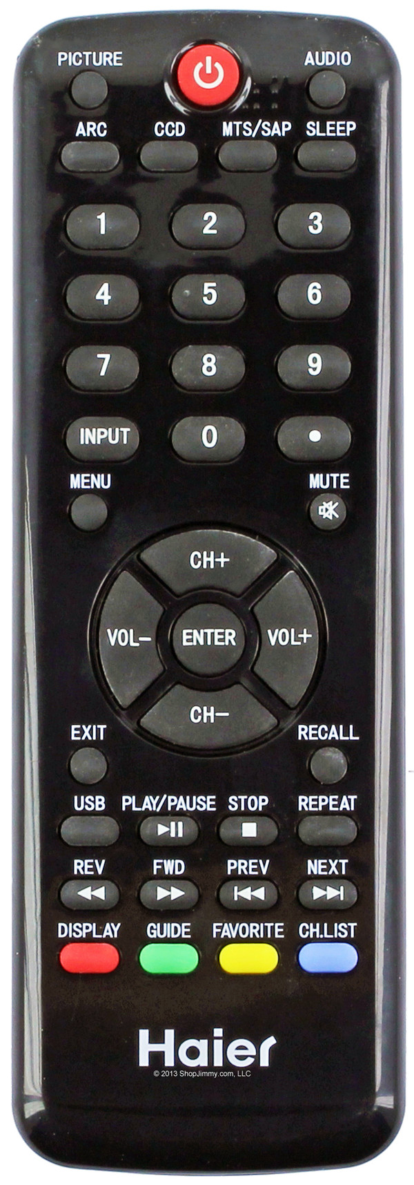 Haier TV-5620-107 Remote Control