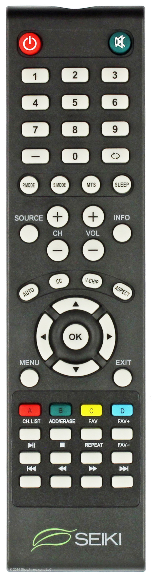 Seiki Remote Control Version 2--NEW