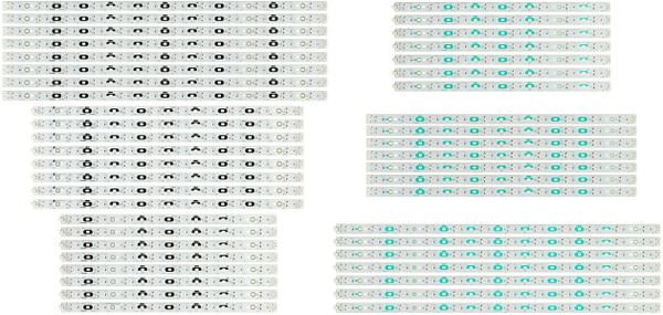 Sharp LK800D3GW40Z LED Strips - 45 Strips