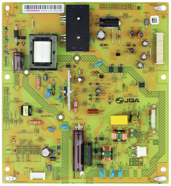 Toshiba PK101W0451I (FSP072-3FS04) Power Supply / LED Board for 32L1400U