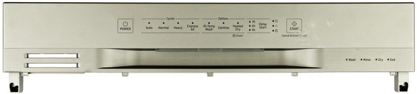 Samsung Dishwasher DD81-02197A Control Panel