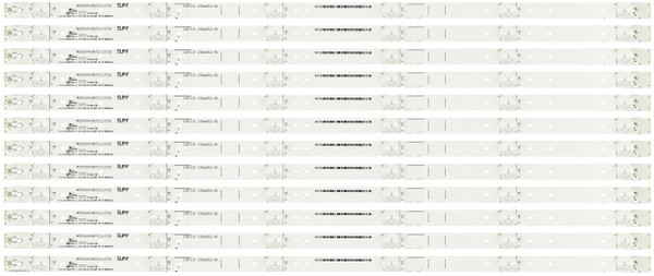 Sharp / Hisense 1187120 LED Backlight Strips (12) LC-65Q620U NEW