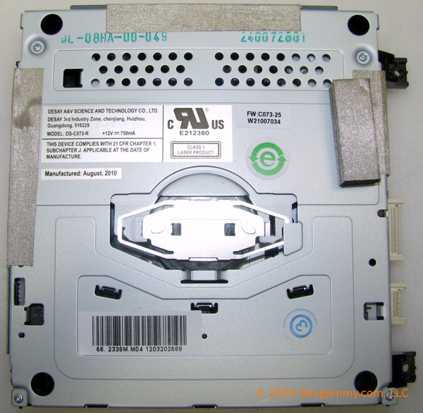 Dynex 56.2338M.M04 (DS-C073-R) DVD Player Assembly