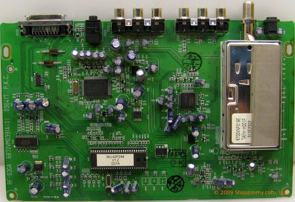LG 6871VSMX52A (6870VM0391A) Sub Video Assembly