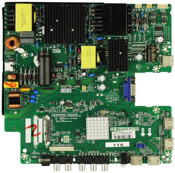 Sceptre 8142123342088 Main Board / Power Supply for W55 UQTV58FE