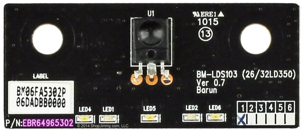 LG EBR64965302 (BM-LDS103) IR Sensor