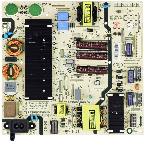 LG COV33699401 Power Supply (SEE NOTE RE: LED STRIPS)