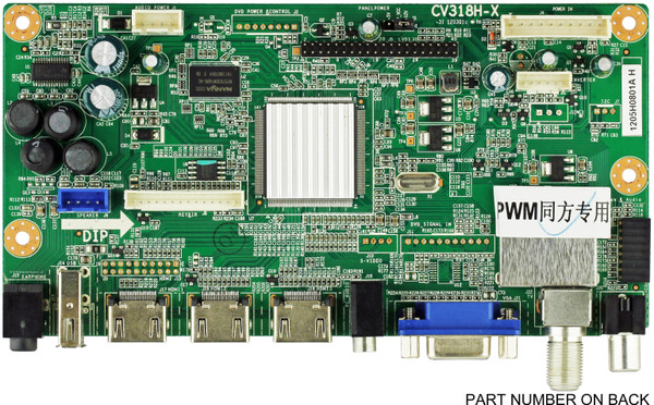 Westinghouse 1205H0906A Main Board for CW40T8GW Version 3 (SEE NOTE)