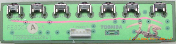 Toshiba 75007943 (PE0364A) Key Control