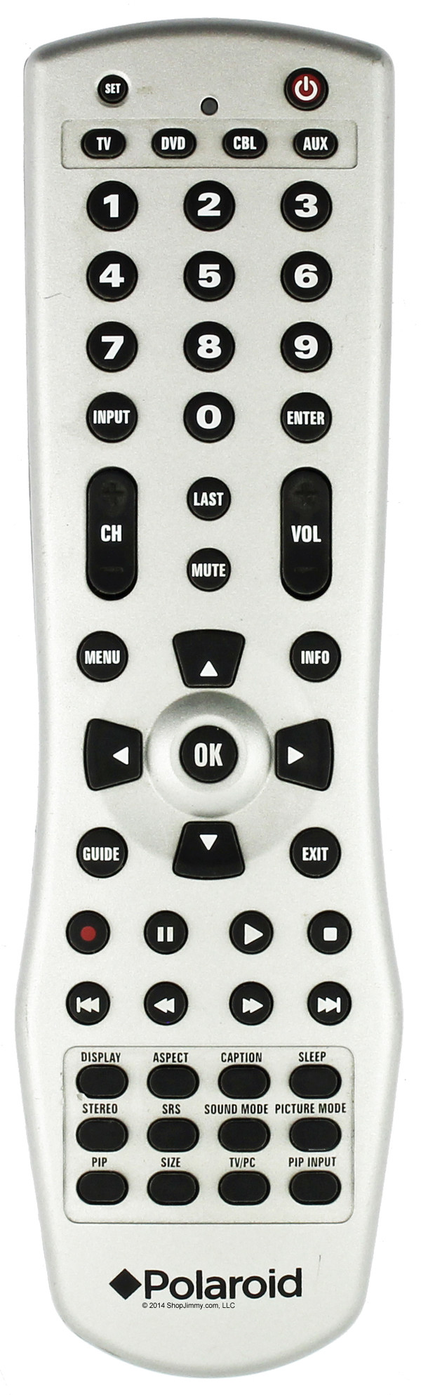 Polaroid 66700ba0 001 Remote Control 8049