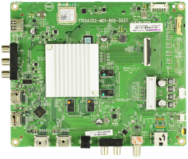 Vizio 756TXJCB02K020 Main Board for M507RED-G1 (See note)