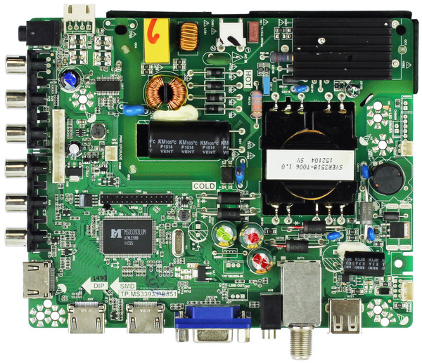 RCA GE01M3393LNA64-B1 Main Board / Power Supply for LED32G30RQ (See Note)