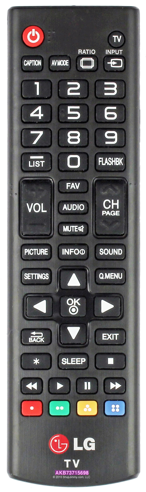 LG AKB73715698 Remote Control--NEW