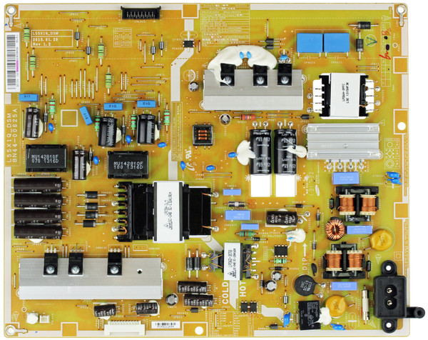 Samsung BN44-00625A Power Supply / LED Board