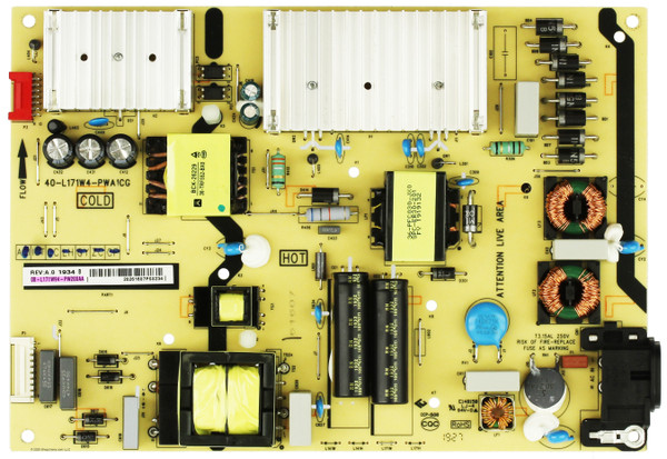 TCL 08-L171W94-PW200AA Power Supply Board/LED Driver