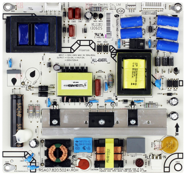 Hisense 166033 (RSAG7.820.5024/ROH) Power Supply Unit