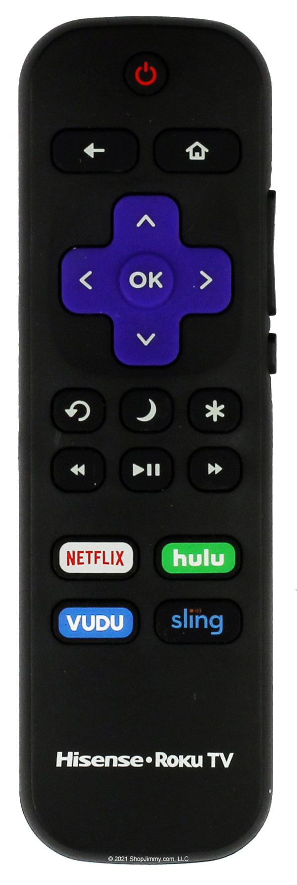 Hisense HU-RCRUS-20G Roku Remote Control -- Open Bag