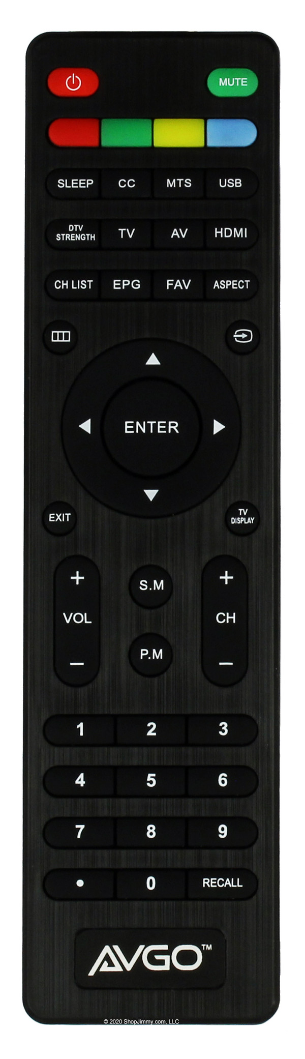 AVGO NPVXY 43" Smart TV Remote Control--New in Bag