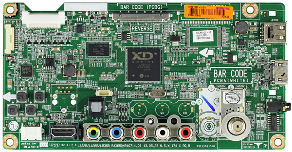 LG EBT62681712 (EAX65049107(1.0)) Main Board for 50LN5100-UB