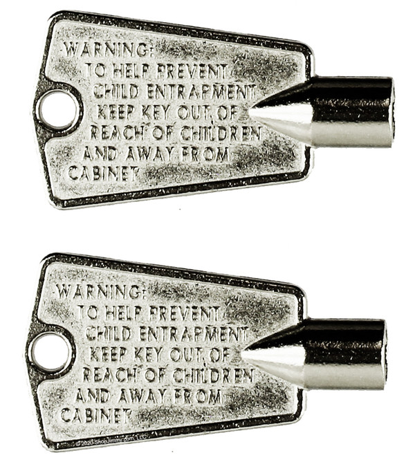 216702900 Freezer Door Key for Frigidaire, Kenmore, GE (2 pack)